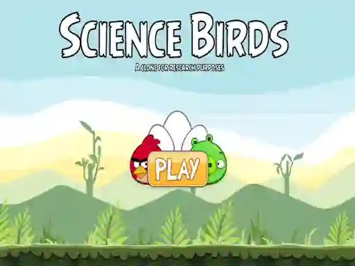 Гульня Science Birds онлайн