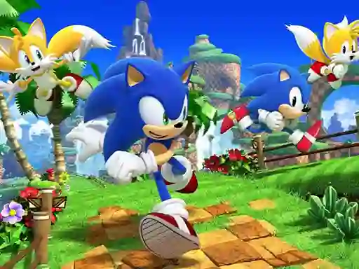 Гульня Sonic Adventure Run онлайн