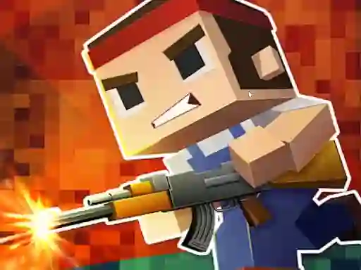 Гульня Blocky Shooting Swat Multiplayer онлайн
