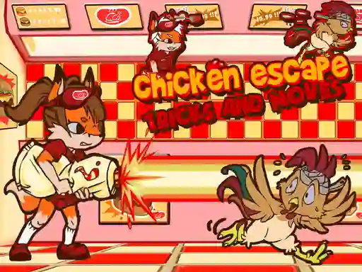 Гульня Chicken Escape Tricks and moves онлайн