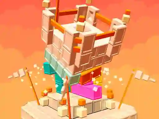 Гульня Demolish Castle Puzzle онлайн