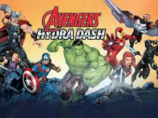 Гульня Superheroes Avengers Hydra Dash онлайн