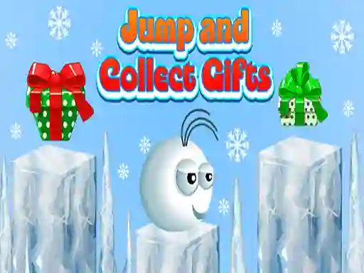 Гульня Jump and Collect Gifts онлайн