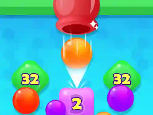 Гульня 2048 Drop Merge онлайн
