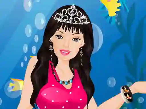 Гульня Barbie Mermaid Dressup онлайн