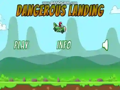 Гульня Dangerous Landing онлайн