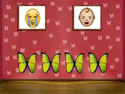 Гульня Cute Butterfly House Escape онлайн