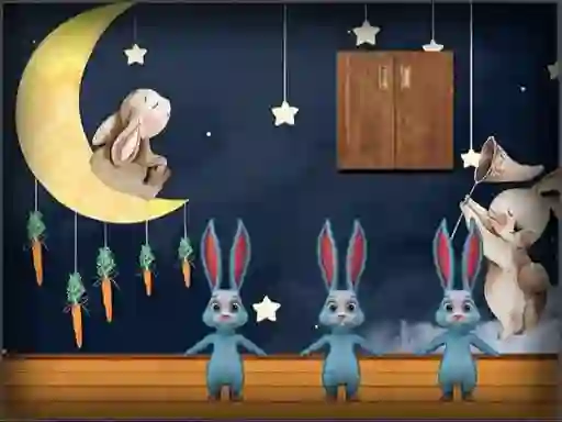 Гульня Amgel Bunny Room Escape 2 онлайн