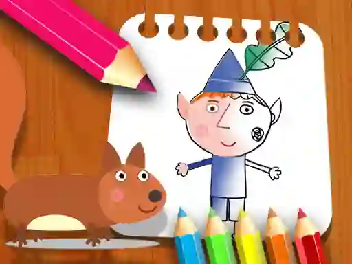 Гульня Ben Hollys Coloring Book онлайн
