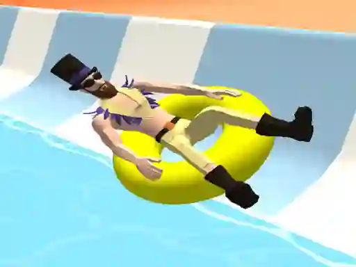 Гульня Aquapark.io Water Slide Park онлайн