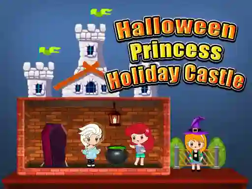 Гульня Halloween Princess Holiday Castle онлайн