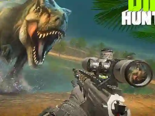 Гульня Sniper Dinosaur Hunting онлайн