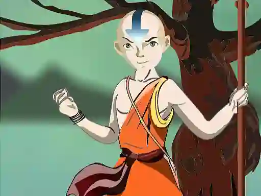 Гульня Avatar Aang DressUp онлайн
