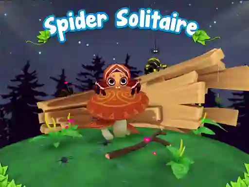 Гульня Spider Solitaire онлайн
