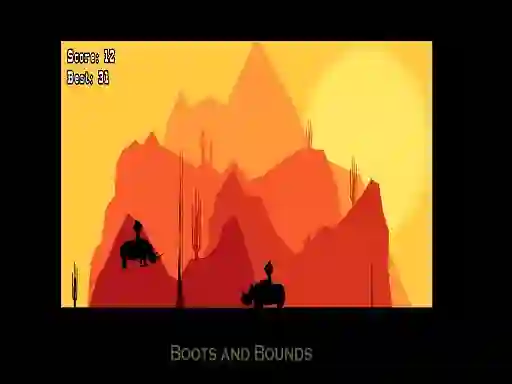 Гульня Boots & Bounds онлайн