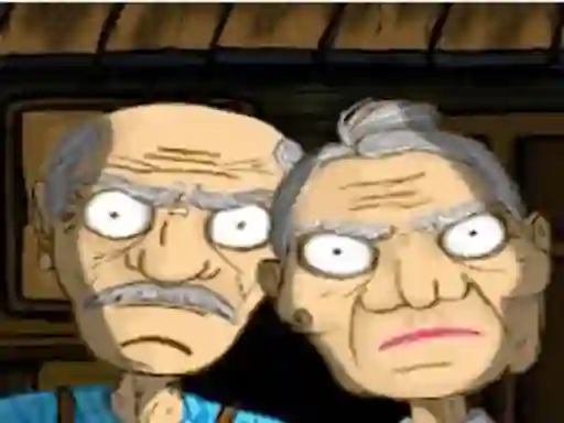 Гульня Grandpa And Granny House Escape онлайн