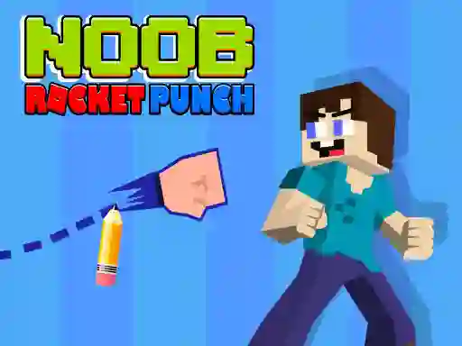 Гульня Noob Rocket Punch онлайн