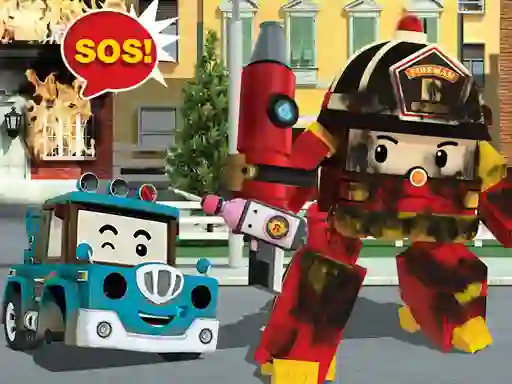 Гульня Robot Car Emergency Rescue 2 онлайн