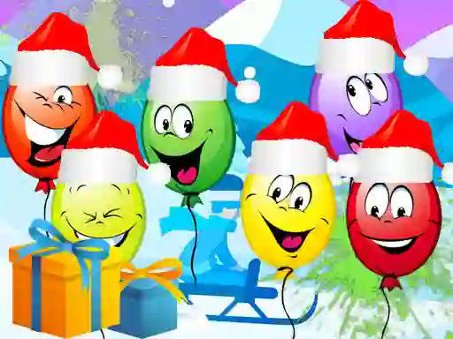 Гульня Christmas Balloons Bursting онлайн