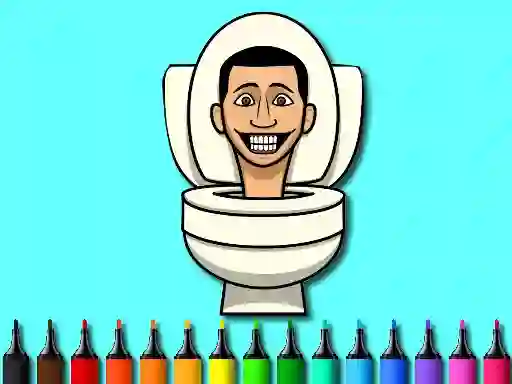 Гульня Color Skibidi Toilet онлайн