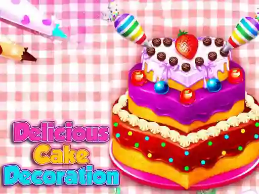 Гульня Delicious Cake Decoration онлайн