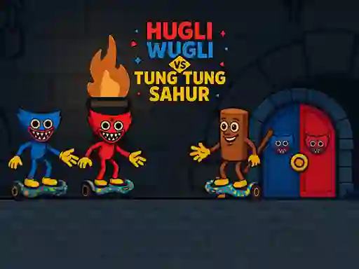 Гульня Hugli Wugli vs Tung Tung Sahur онлайн
