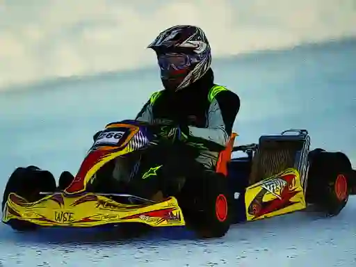 Гульня Kart Racing Jigsaw онлайн