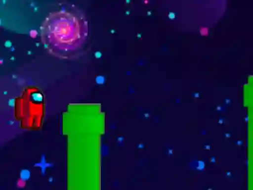 Гульня Flappy Among Us онлайн