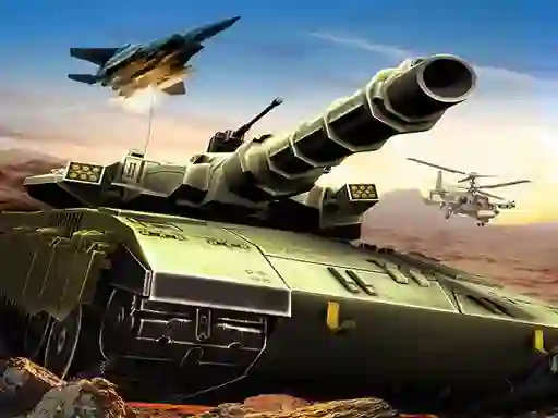 Гульня Battle Tanks City of War онлайн