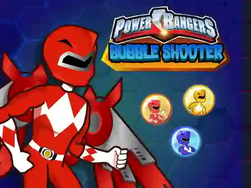 Гульня Power Rangers Bubble Shoot онлайн