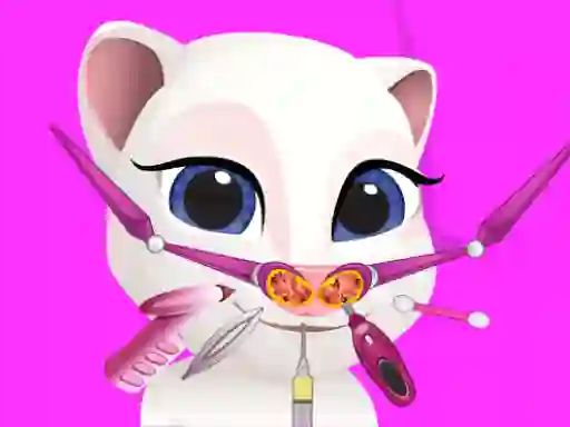 Гульня Little Angela Nose Doctor онлайн