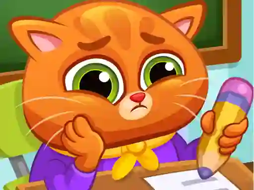 Гульня Lovely Virtual Cat At School онлайн