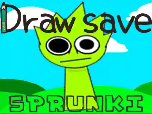 Гульня Sprunki Draw Save Incredibox онлайн