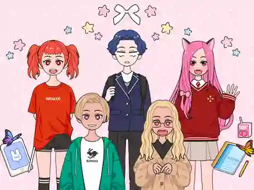 Гульня Fun Dress Up Game онлайн