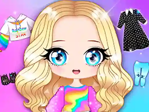 Гульня Chibi Beauty Salon Dress Up And Spa онлайн