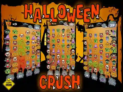 Гульня Halloween Crush онлайн
