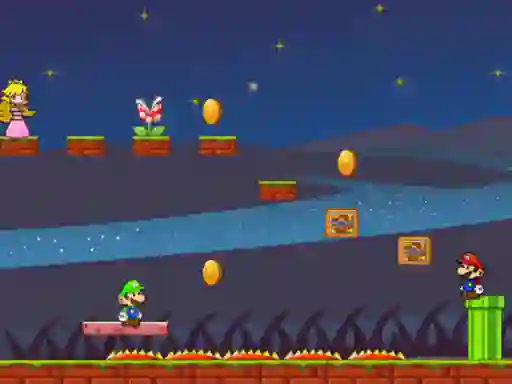 Гульня Mario Bros Save Princess онлайн