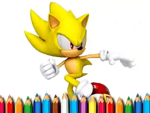 Гульня Sonic Coloring Book онлайн