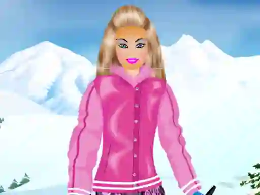 Гульня Barbie Snowboard Dress онлайн