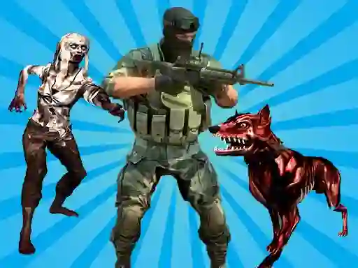 Гульня Good Guys VS Bad Boys Zombie онлайн