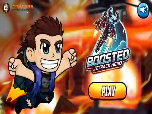 Гульня Boosted Jetpack Hero онлайн