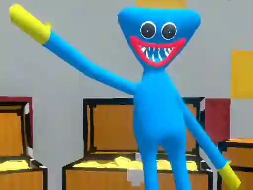 Гульня Huggy Survival Parkour онлайн