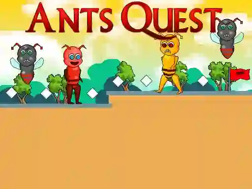 Гульня Ants Quest онлайн
