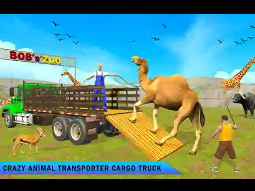 Гульня Zoo Animal Transport Game онлайн