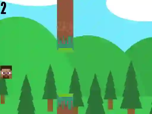 Гульня MC Flappy Steve онлайн