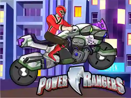 Гульня Power Rangers Racer punk онлайн