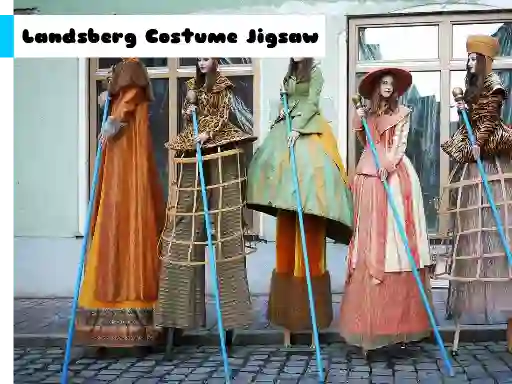 Гульня Landsberg Costume Jigsaw онлайн