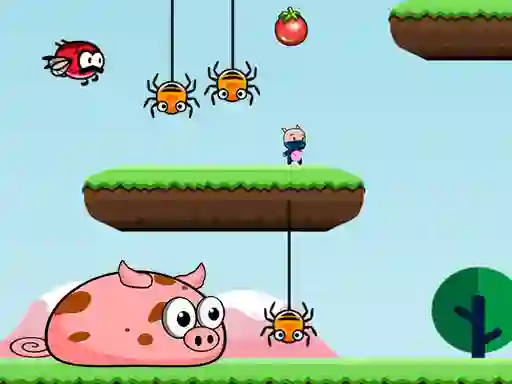 Гульня Piggy Mario онлайн