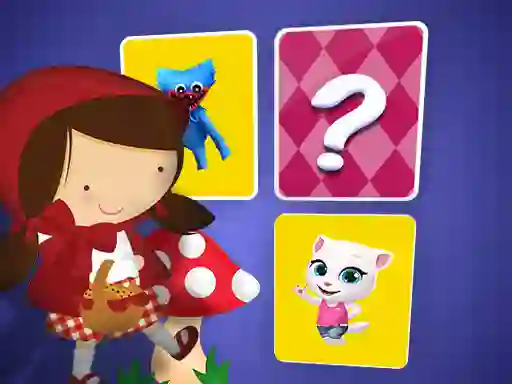 Гульня Little Red Riding Hood Memory Card Match онлайн