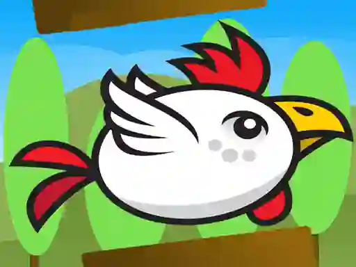 Гульня Angry Flappy Chicken Fly онлайн
